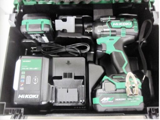 【未使用品】HIKOKI　コードレス　インパクトレンチ　18V　ソケットセット　WR18DH　PT-1736PUS　バッテリー2個　充