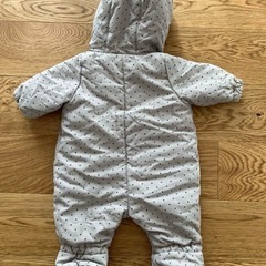 PETIT BATEAU 中綿入りカバーオール　の画像