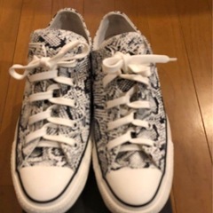 converse All startスネークパターンスニーカー