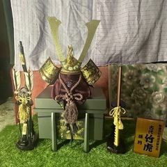 プライスダウン！！カッコいい！！5月人形/兜 、刀、弓矢