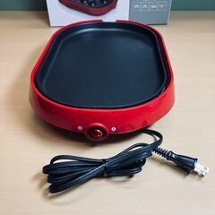 着脱式２枚プレート電気たこ焼き器（2019年製）の画像