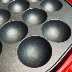 着脱式２枚プレート電気たこ焼き器（2019年製）の画像
