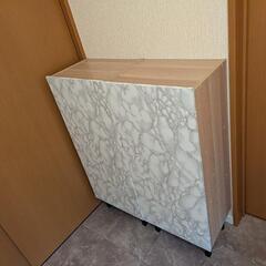 カラーボックス 2個セット 扉付きの画像