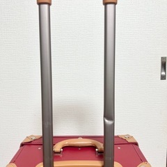 スーツケース　キャリーバッグ　革製の画像