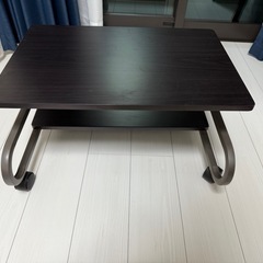 パソコン用 ローテーブル キャスター付 の画像