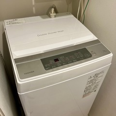 TOSHIBA(東芝) 全自動洗濯機 7kg AW-700Z2(W) 2023年製の画像