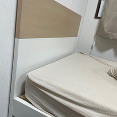 シングルベッド＋マットレスの画像