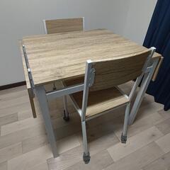 【受け渡し調整中】ダイニングテーブル　伸長可能