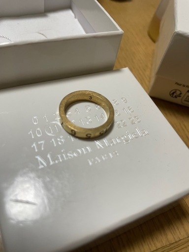 Maison Margiela ゴールドリング約11.5号