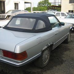 Mベンツ107-560SLレストアベース車販売-書類あり