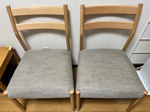 ニトリ ダイニングチェア 2脚セット