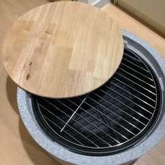 庭先バーベキューに使える火鉢(HIBACHI)+炭5kg付き