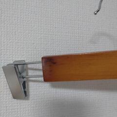 木製ズボン・スカートハンガー19本セットの画像