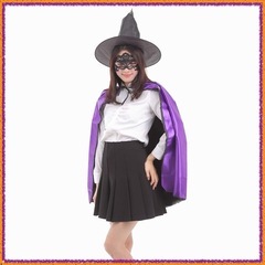 【新品未使用】魔女 コスプレ ハロウィン 【お手軽５点セット・初心者向け】 仮装 パーティーの画像