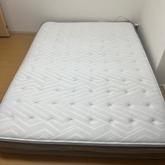 Ｎスリープマットレスダブルサイズ、収納付きダブルベッドフレーム
