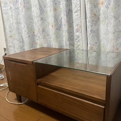 ドレッサー　ローテーブル　ブラウン