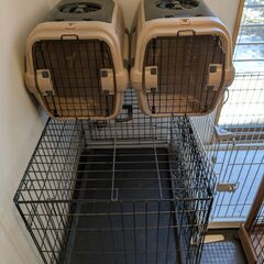 キャリー ゲージ ペットグッズ ペットアイテム 犬 リッチェル の画像