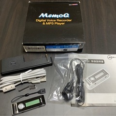 【美品】小型ボイスレコーダー MemoQ VR-L2 4GB ベセトジャパンの画像