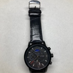 #【新品未使用】LIGEクロノグラフ正規品アンティーク紳士メンズ腕時計クォーツの画像