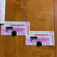 よみうりランド入園ご招待券　2/28迄 ペアチケット　読売ジャイ...