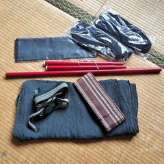 【新品&美品】 大島紬 着物・羽織2着ずつ 厚手と薄手の画像