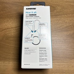 有線イヤホン SHURE SE215SPE-Aの画像