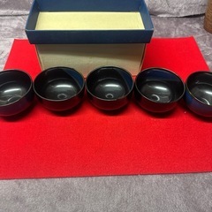 お椀5点セット/新品未使用/和風