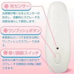 自動消臭芳香剤 エステー化学　自動でシュパッと 本体のみの画像