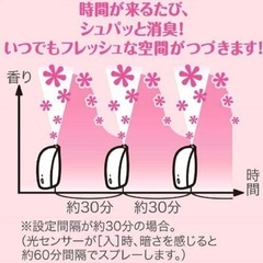 自動消臭芳香剤 エステー化学　自動でシュパッと 本体のみの画像