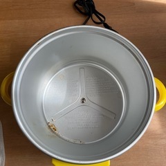 DELISH KITCHEN 電気ポット ホワイト・イエローの画像