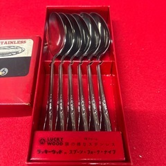 ラッキーウッド/スプーン/ 6点セット/新品未使用の画像