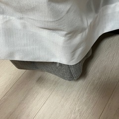 カーテン　ニトリ　グレーの画像
