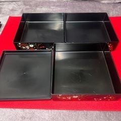 お重/3段重/美品/0円の画像