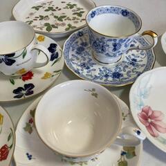 ブランド ティーカップ＋お皿まとめてセット◆ノリタケ・ナルミ・ウェッジウッド◆臼杵市内お取引希望の画像