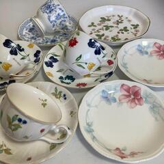 ブランド ティーカップ＋お皿まとめてセット◆ノリタケ・ナルミ・ウ...