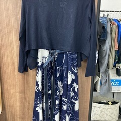 ワンピース　カーディガン付き　未着用の画像