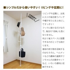 突っ張りポールハンガーの画像
