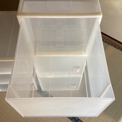 無印良品　収納ケース計7コ　差し上げますの画像
