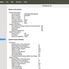 MacBook Air M2 13.6インチ Midnight　充電回数39回　2024年2月 購入の画像