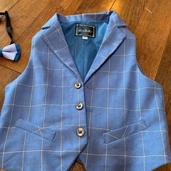120cm 小学校入学式　男の子スーツの画像