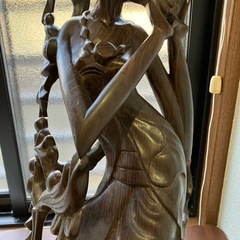 インドネシア　バリ　木彫刻　　おきものの画像
