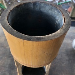 竹製　プランターの画像