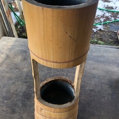 竹製　プランターの画像
