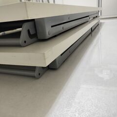 ミーティングテーブル 折りたたみ机 白 長机 作業台の画像