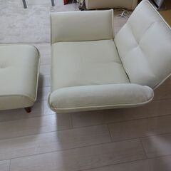 オットマン付　一人用ソファ　リクライニング