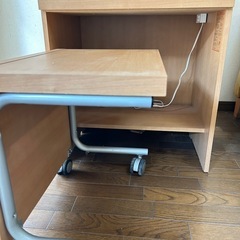 ◇収納棚『サブテーブル付き』の画像