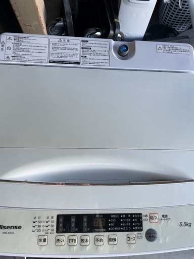2021年製　Hisense洗濯機