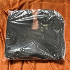20a IKSTAR 【未使用品・開封品】チェアパッド 低反発 椅子 クッション 裏面 滑り止め 加工 通気性 ブラック　y021805aの画像