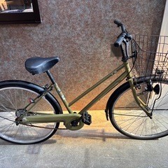商談中！26インチ自転車グリーン