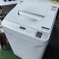 美品 SHARP シャープ 縦型洗濯乾燥機 EX-TX5E 洗濯...